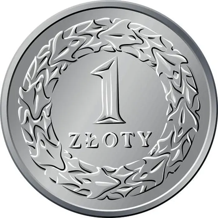 Framed Print : reverse Polish Money one zloty coin Framed Print : reverse Polish Money one zloty coin