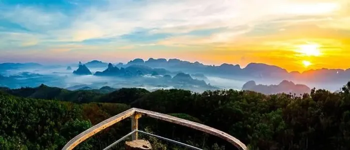 Framed Print : Rice terraces near Doi Tapang viewpoint in Chumphon, Thailand