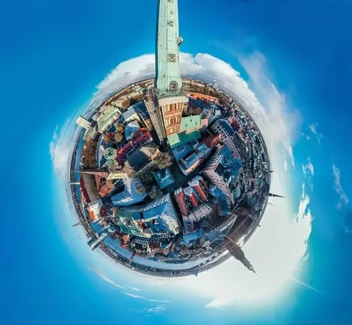Framed Print : Riga City Church in Old Town, Historical Monument, drone 360 vr Sphere Framed Print : Riga City Church in Old Town, Historical Monument, drone 360 vr Sphere