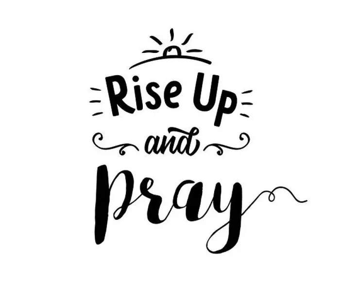Framed Print : Rise up and pray christian lettering Framed Print : Rise up and pray christian lettering