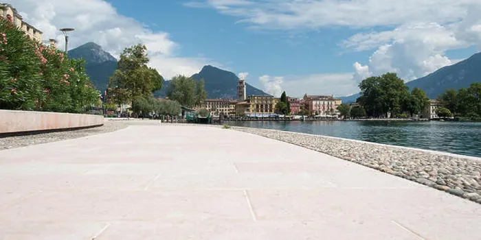 Framed Print : Riva del Garda, Italy, Panoramic view of Riva del Garda with the Clock Tower Apponale Framed Print : Riva del Garda, Italy, Panoramic view of Riva del Garda with the Clock Tower Apponale