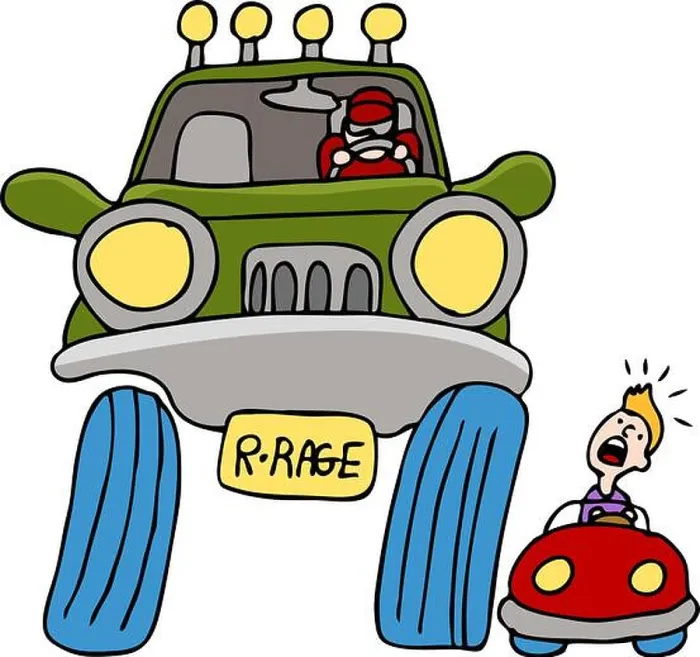 Framed Print : Road Rage Driver Framed Print : Road Rage Driver