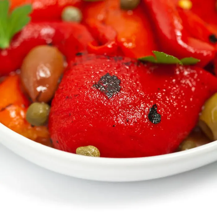 Framed Print : Roasted Red Pepper Salad Framed Print : Roasted Red Pepper Salad