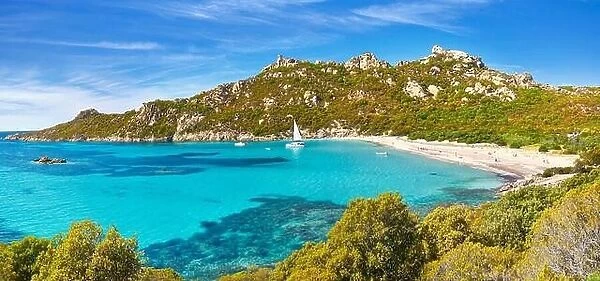 Roccapina Beach, South-West Coast, Corsica Island, France