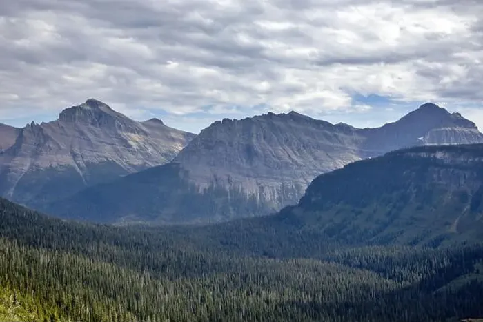 Framed Print : Rocky Mountains at Glacier National Park Framed Print : Rocky Mountains at Glacier National Park