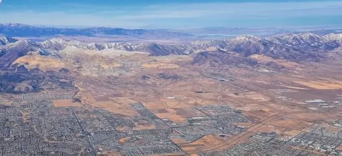 Framed Print : Rocky Mountains, Oquirrh range aerial views Framed Print : Rocky Mountains, Oquirrh range aerial views