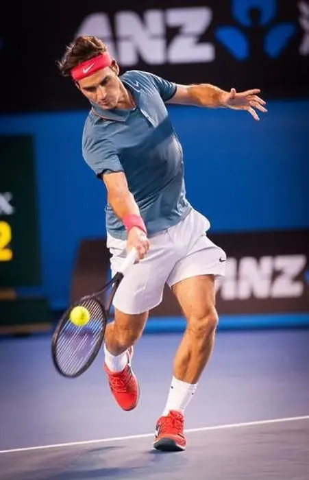 Framed Print : Roger Federer of Switzerland faced R Framed Print : Roger Federer of Switzerland faced R