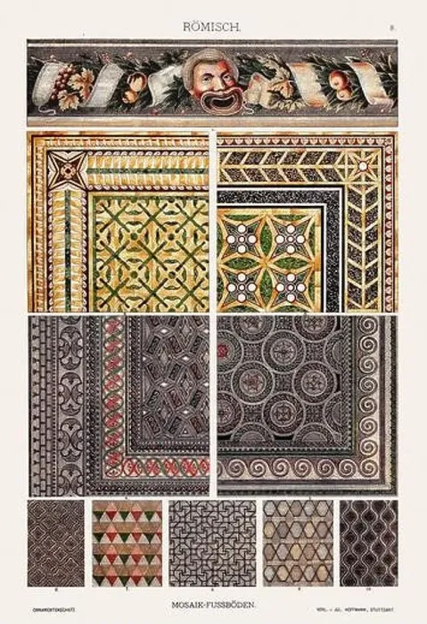Framed Print : Roman Ornamentation from Antiquity Framed Print : Roman Ornamentation from Antiquity