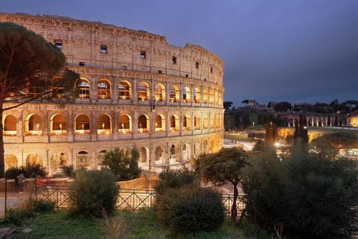 Framed Print : Rome, Italy at the Colosseum at night Framed Print : Rome, Italy at the Colosseum at night