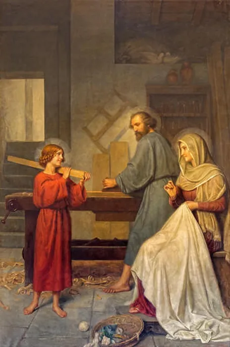 Framed Print : Rome - The painting of Holy Family by Angelo Zoffoli (1860-1910) in Basilica dei Santi Ambrogio e Carlo al Corso Framed Print : Rome - The painting of Holy Family by Angelo Zoffoli (1860-1910) in Basilica dei Santi Ambrogio e Carlo al Corso