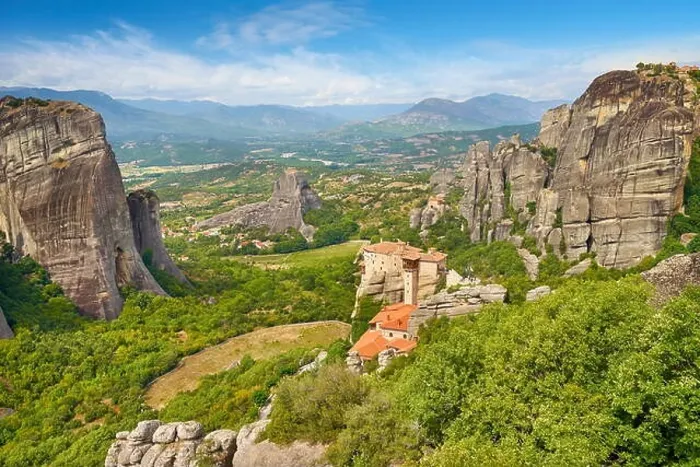 Framed Print : Roussanou Monastery at Meteora, Greece Framed Print : Roussanou Monastery at Meteora, Greece