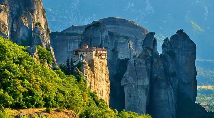 Framed Print : Roussanou Monastery at Meteora, Greece Framed Print : Roussanou Monastery at Meteora, Greece