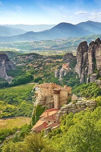 Roussanou Monastery at Meteora, Trikala Region, Greece