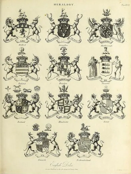 Framed Print : Royal armorial bearings Heraldry is a discipline relating to the design Framed Print : Royal armorial bearings Heraldry is a discipline relating to the design