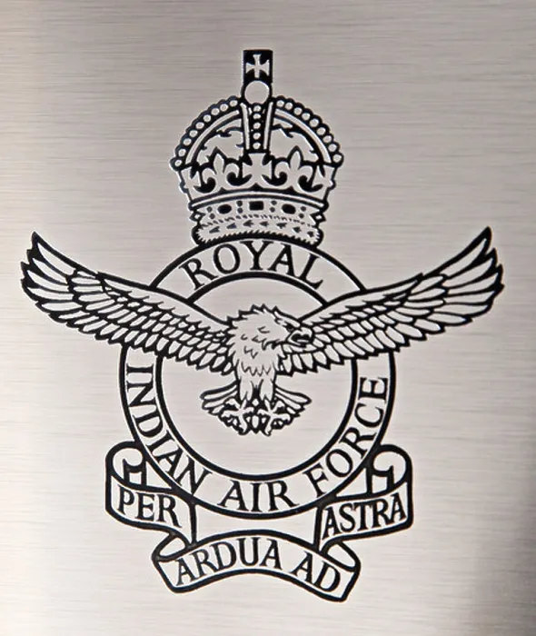 Framed Print : Royal Indian Air Force Emblem - Eagle Rampant - Air Forces Memorial Runnymede - Motto Per Ardua Ad Astra Framed Print : Royal Indian Air Force Emblem - Eagle Rampant - Air Forces Memorial Runnymede - Motto Per Ardua Ad Astra