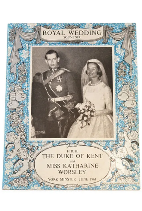 Framed Print : Royal Wedding Souvenir H.R.H The Duke Of Kent and Miss Katharine Worsley Framed Print : Royal Wedding Souvenir H.R.H The Duke Of Kent and Miss Katharine Worsley