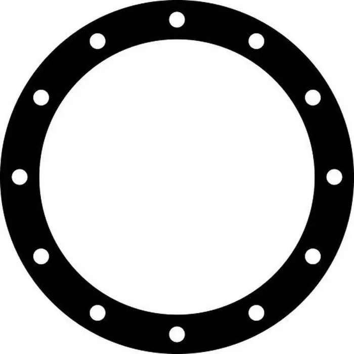 Framed Print : Rubber gasket with holes Grommet seal Leakage o-ring Reten icon black color vector illustration flat style simple image