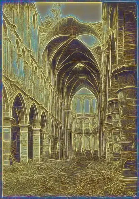 Framed Print : Ruins of the Abbey, Villers La Ville Framed Print : Ruins of the Abbey, Villers La Ville