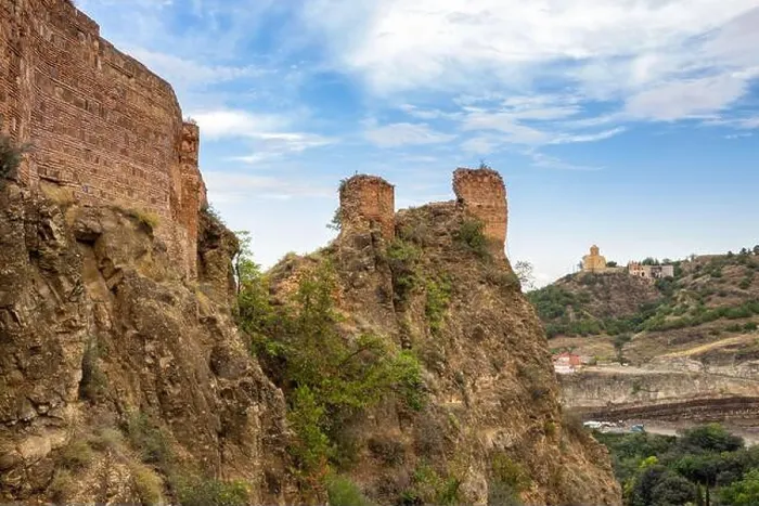 Framed Print : Ruins of the ancient Narikala fortress in Tbilisi, Georgia Framed Print : Ruins of the ancient Narikala fortress in Tbilisi, Georgia
