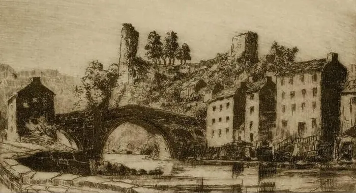 Framed Print : Ruins of Barnard Castle in the historic market town which bears its name Framed Print : Ruins of Barnard Castle in the historic market town which bears its name
