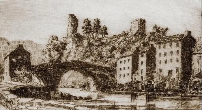 Framed Print : Ruins of Barnard Castle in the historic market town which bears its name Framed Print : Ruins of Barnard Castle in the historic market town which bears its name