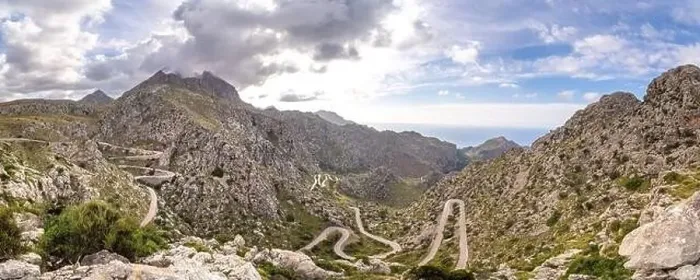Framed Print : Sa Calobra road, Mallorca, Spain. Winding island road. Famous for its snake-like shape Framed Print : Sa Calobra road, Mallorca, Spain. Winding island road. Famous for its snake-like shape