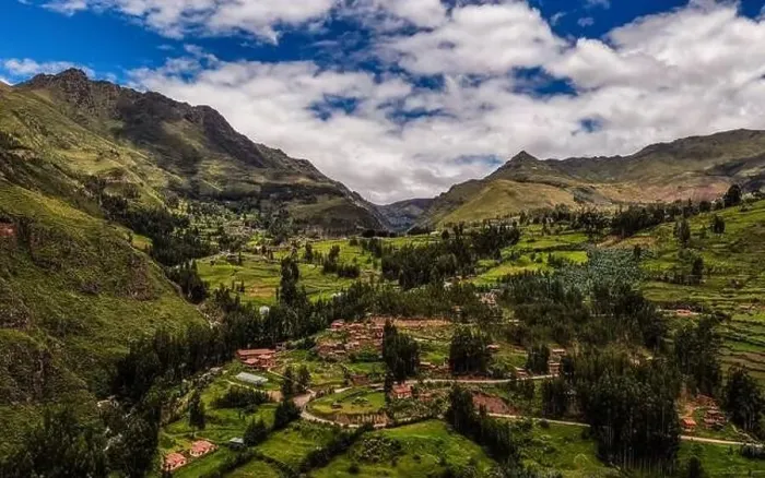 Framed Print : Sacred Valley, Cusco, Peru - drone view Framed Print : Sacred Valley, Cusco, Peru - drone view