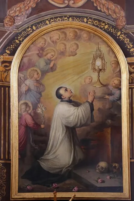 Framed Print : Saint Aloysius, the altarpiece in the church of St. Aloysius in Travnik, Bosnia and Herzegovina Framed Print : Saint Aloysius, the altarpiece in the church of St. Aloysius in Travnik, Bosnia and Herzegovina