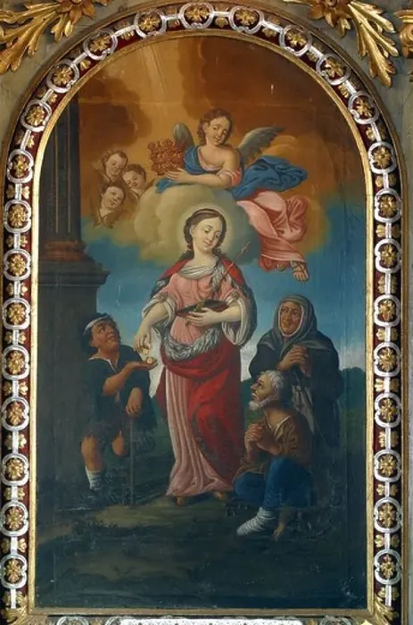 Framed Print : Saint Elisabeth of Hungary Framed Print : Saint Elisabeth of Hungary