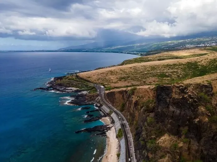 Framed Print : Saint-Paul, Reunion Island - La Houssaye cape coast road Framed Print : Saint-Paul, Reunion Island - La Houssaye cape coast road
