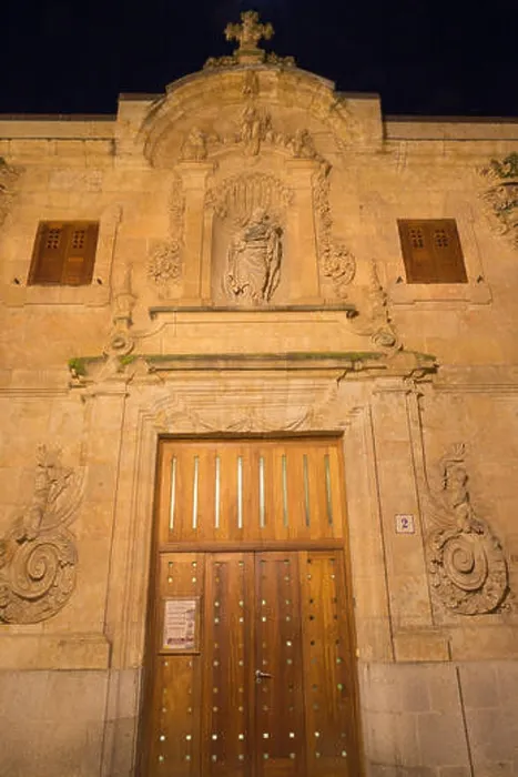 Framed Print : SALAMANCA, SPAIN, APRIL - 17, 2016: The baroque portal of building Centro documental de la memoria historica Framed Print : SALAMANCA, SPAIN, APRIL - 17, 2016: The baroque portal of building Centro documental de la memoria historica
