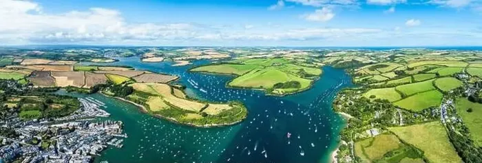 Framed Print : Salcombe and Mill Bay over Kingsbridge Estuary from a drone, Batson Creek, Southpool Creek, Devon, England, Europe Framed Print : Salcombe and Mill Bay over Kingsbridge Estuary from a drone, Batson Creek, Southpool Creek, Devon, England, Europe