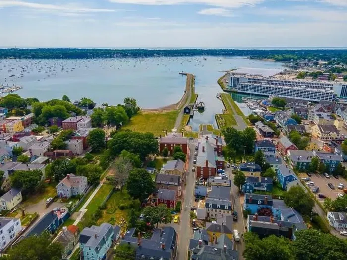 Framed Print : Salem Maritime National Historic Site and Salem Harbor aerial view in city of Salem, Massachusetts MA, USA Framed Print : Salem Maritime National Historic Site and Salem Harbor aerial view in city of Salem, Massachusetts MA, USA