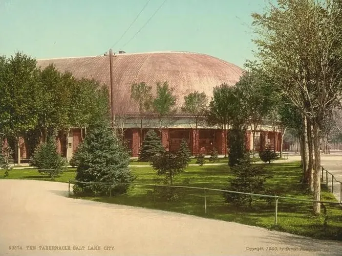Framed Print : Salt Lake Tabernacle, Temple Square, Salt Lake City, Utah 1900 Framed Print : Salt Lake Tabernacle, Temple Square, Salt Lake City, Utah 1900