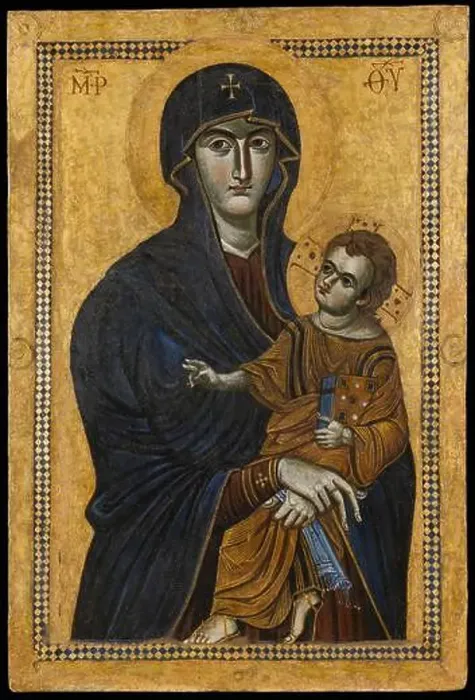 Framed Print : Salus populi Romani, 6th century. Found in the collection of the Basilica di Santa Maria Maggiore, Roma Framed Print : Salus populi Romani, 6th century. Found in the collection of the Basilica di Santa Maria Maggiore, Roma
