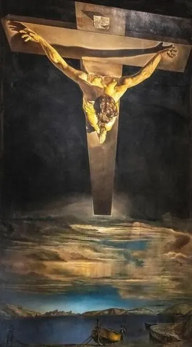 Framed Print : Salvador Dali Christ of St John of the Cross painting Framed Print : Salvador Dali Christ of St John of the Cross painting