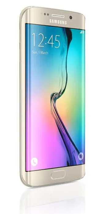 Framed Print : Samsung Galaxy S6 Edge is the first device with dual-curved glass display Framed Print : Samsung Galaxy S6 Edge is the first device with dual-curved glass display