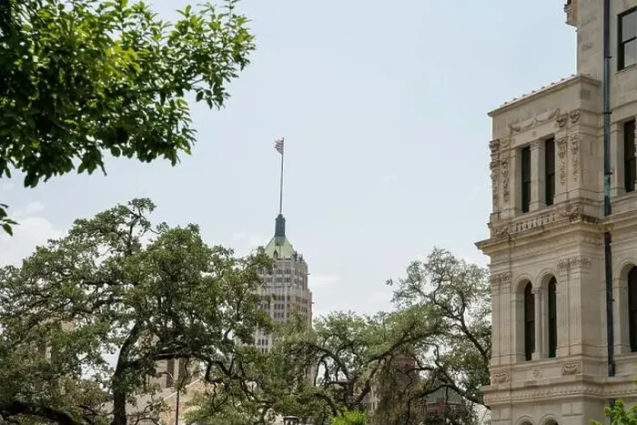Framed Print : San Antonio Texas old buildings downtown Framed Print : San Antonio Texas old buildings downtown