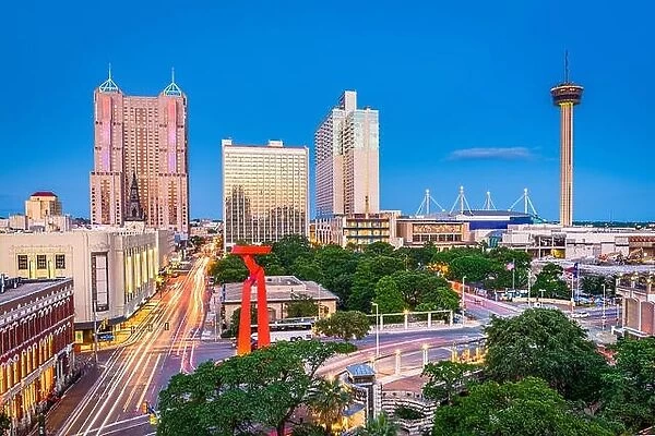 San Antonio, Texas, USA skyline