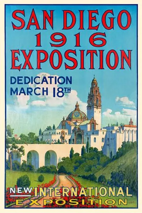 Framed Print : San Diego 1916 Exposition Framed Print : San Diego 1916 Exposition