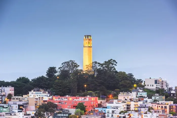 Framed Print : San Francisco, California, USA cityscape at Coit Tower Framed Print : San Francisco, California, USA cityscape at Coit Tower