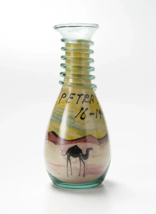 Framed Print : Sand bottle, souvenir, name Framed Print : Sand bottle, souvenir, name