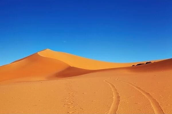 Sand dune in Sahara Desert, Algeria