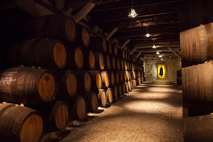 Framed Print : Sandeman Port Wine Cellars in Porto, Portugal Framed Print : Sandeman Port Wine Cellars in Porto, Portugal