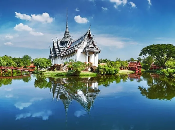 Framed Print : Sanphet Prasat Palace, Ancient City, Bangkok, Thailand Framed Print : Sanphet Prasat Palace, Ancient City, Bangkok, Thailand