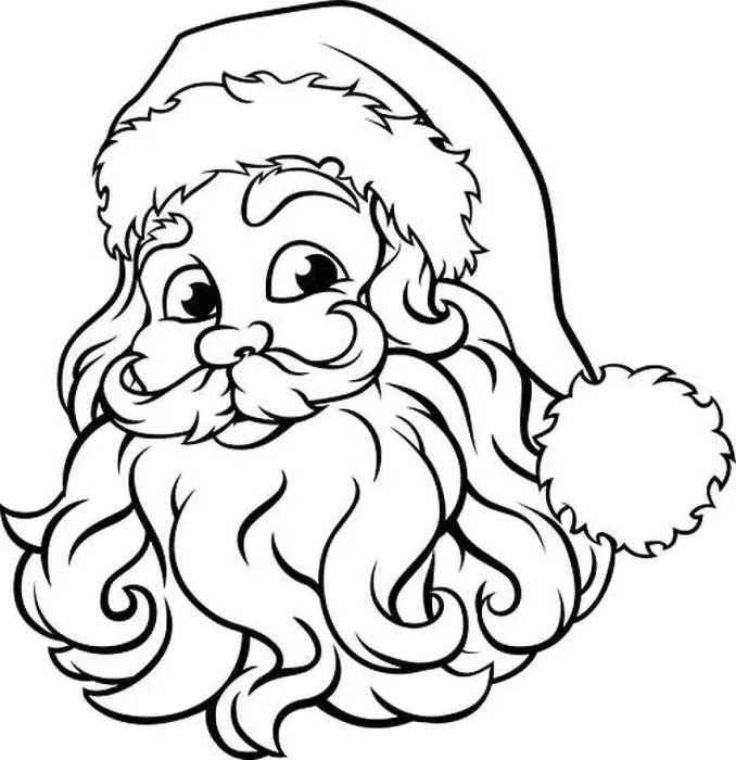 Framed Print : Santa Claus Christmas Illustration Framed Print : Santa Claus Christmas Illustration
