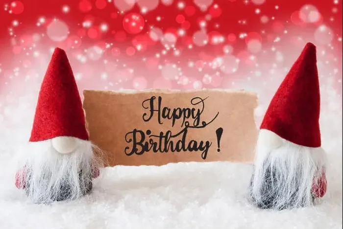 Framed Print : Santa Claus, Red Hat, Happy Birthday, Red Background Framed Print : Santa Claus, Red Hat, Happy Birthday, Red Background