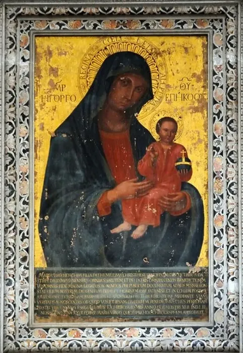 Framed Print : Santa Vergine con il Bambino The Holy Virgin with child by Antonio Filocamo in Palermo Catterdrale Framed Print : Santa Vergine con il Bambino The Holy Virgin with child by Antonio Filocamo in Palermo Catterdrale