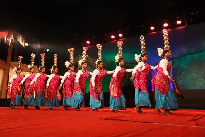 Framed Print : Santhali Dance, West Bengal, India
