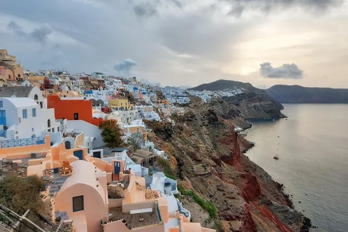 Framed Print : Santorini, Greek Island in the Aegean taken in April 2018 Framed Print : Santorini, Greek Island in the Aegean taken in April 2018